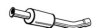 WALKER 22378 Middle Silencer